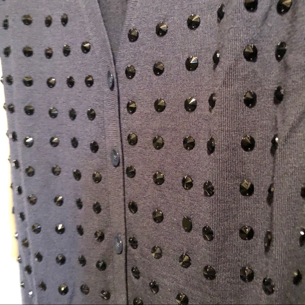 Studded J.Crew Cardigan - Picture 3 of 6